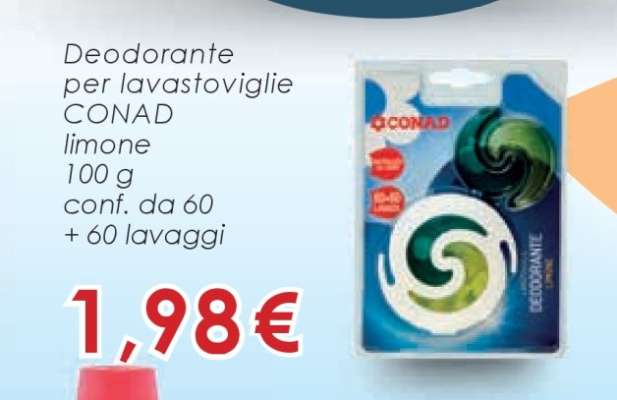 Deodorante per lavastoviglie CONAD limone
