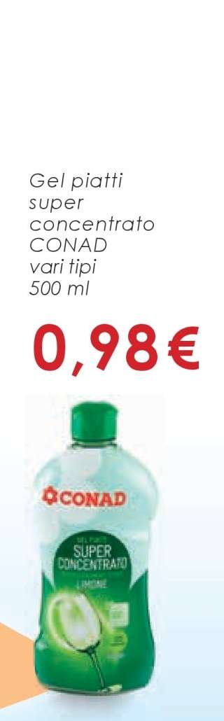 Gel piatti super concentrato CONAD