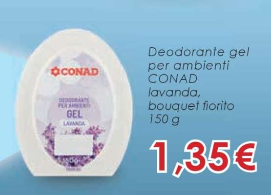 Deodorante gel per ambienti CONAD lavanda