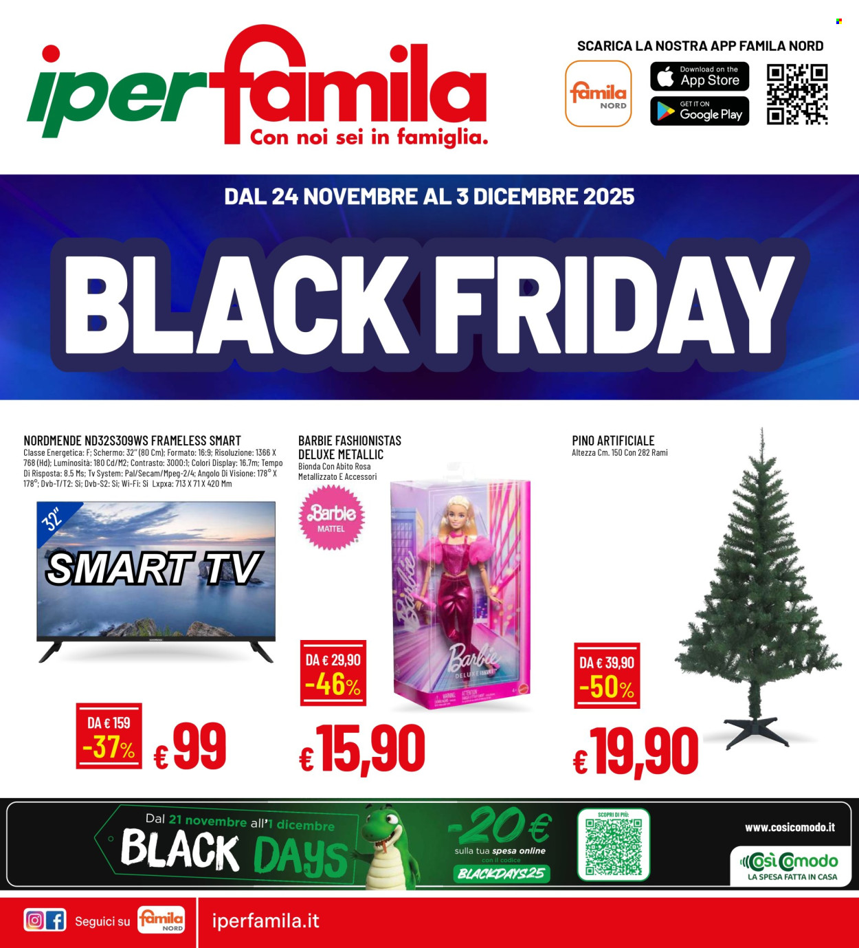 Volantino Famila - 24/11/2025 - 3/12/2025. Pagina 1