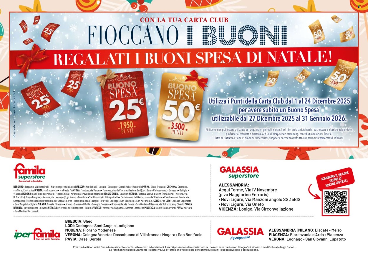 Volantino Famila - 24/11/2025 - 31/12/2025. Pagina 32