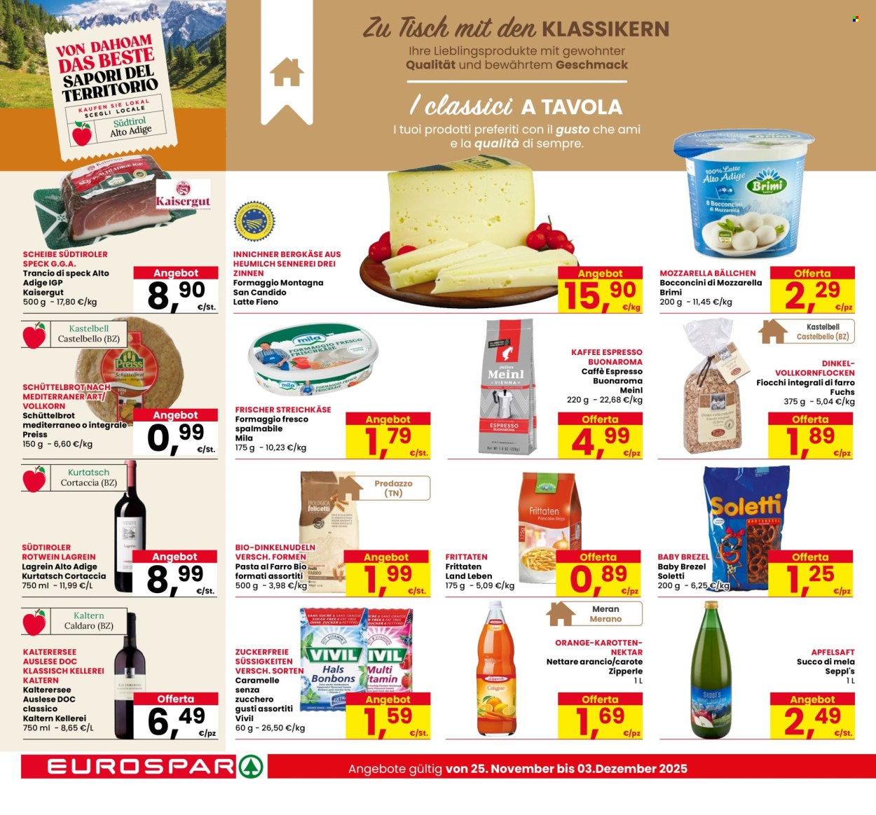 Volantino Eurospar - 25/11/2025 - 3/12/2025. Pagina 12