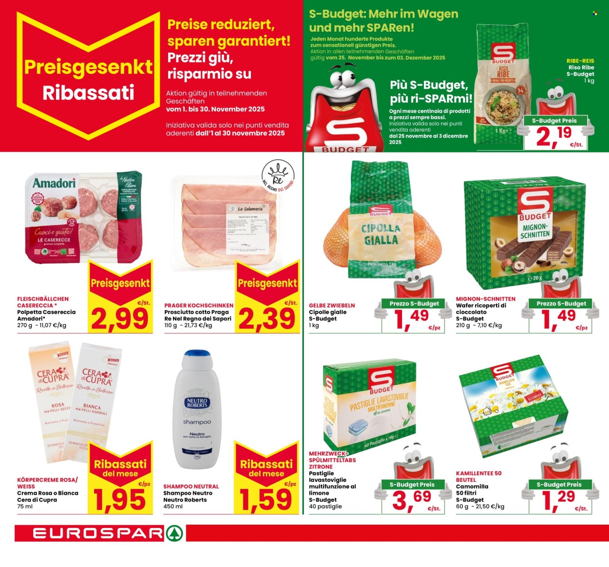 Volantino Eurospar - 25/11/2025 - 3/12/2025. Pagina 24