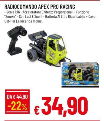 RADIOCOMANDO APEX PRO RACING