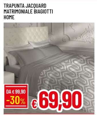 Trapunta Jacquard Matrimoniale Biagiotti Home