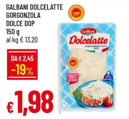 GALBANI DOLCELATTE GORGONZOLA DOLCE DOP