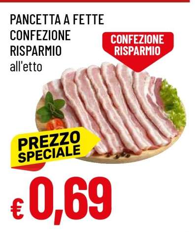 Pancetta a fette
