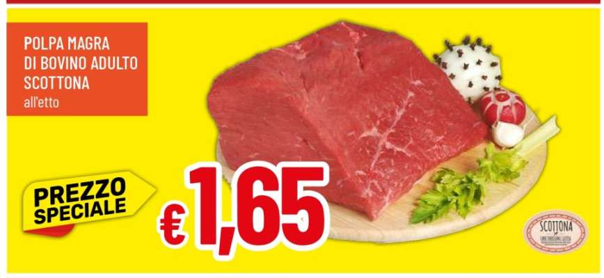 POLPA MAGRA DI BOVINO ADULTO SCOTTONA