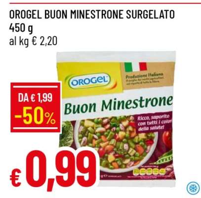 OROGEL BUON MINESTRONE SURGELATO