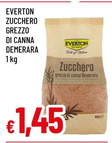 EVERTON ZUCCHERO GREZZO DI CANNA DEMERARA