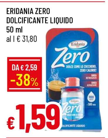 ERIDANIA ZERO DOLCIFICANTE LIQUIDO