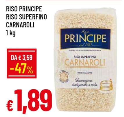 RISO PRINCIPE RISO SUPERFINO CARNAROLI
