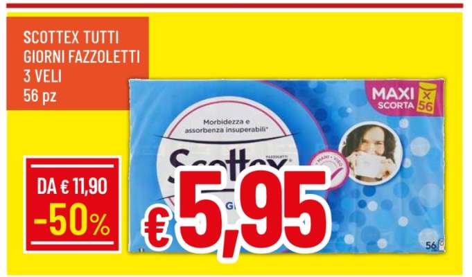 SCOTTEX TUTTI GIORNI FAZZOLETTI