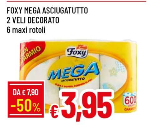 FOXY MEGA ASCIUGATUTTO
