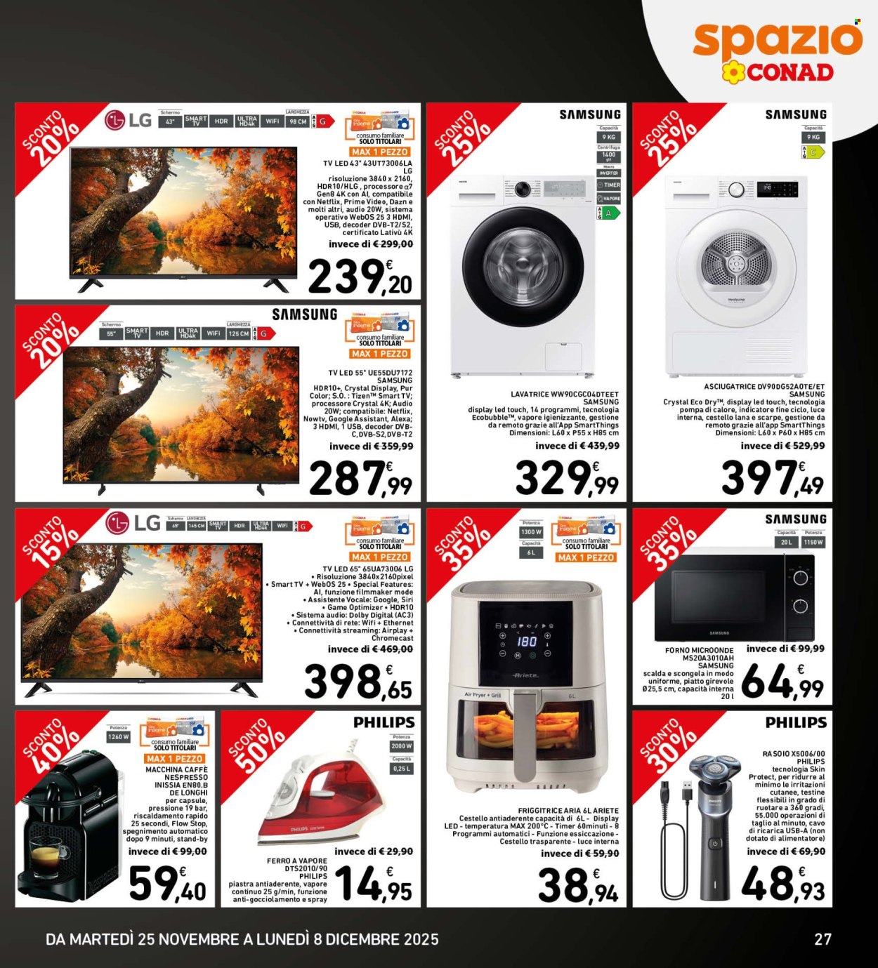 Volantino Spazio Conad - 25/11/2025 - 8/12/2025. Pagina 27