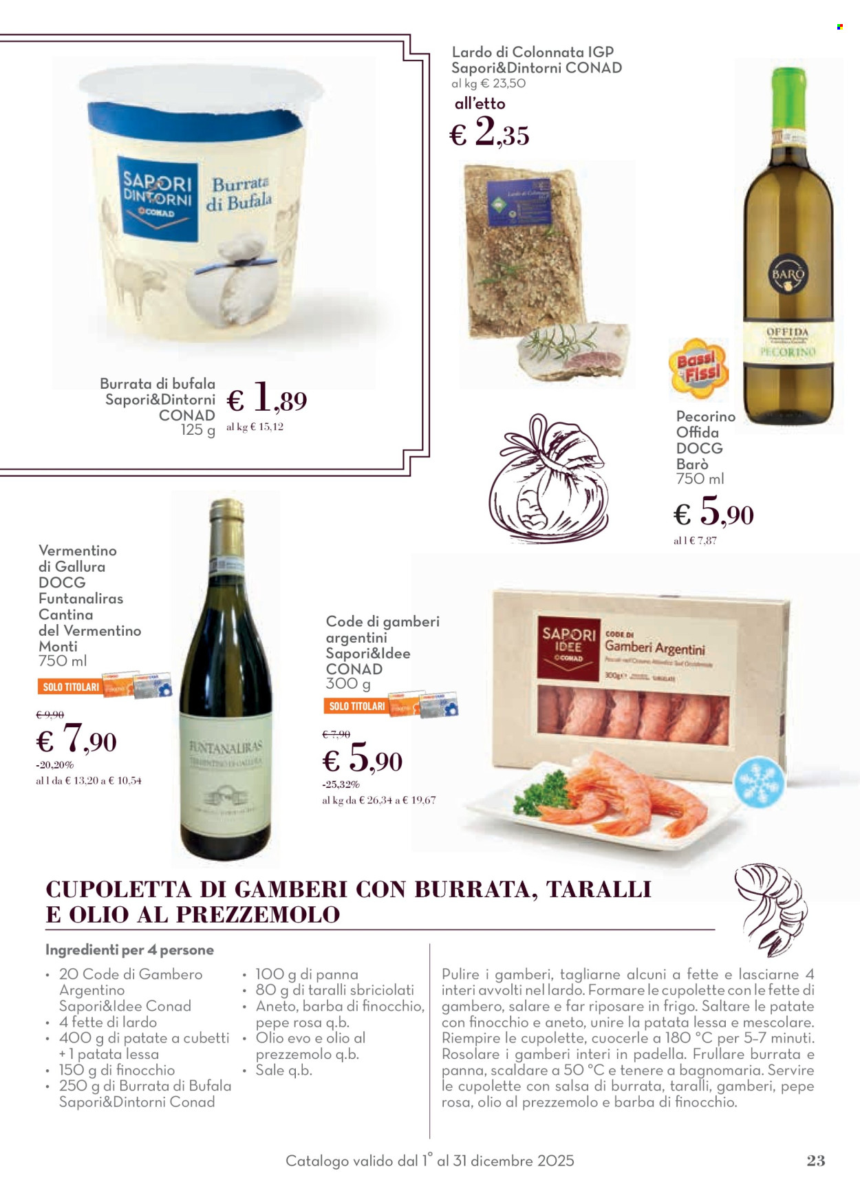 Volantino Conad - 1/12/2025 - 31/12/2025. Pagina 23