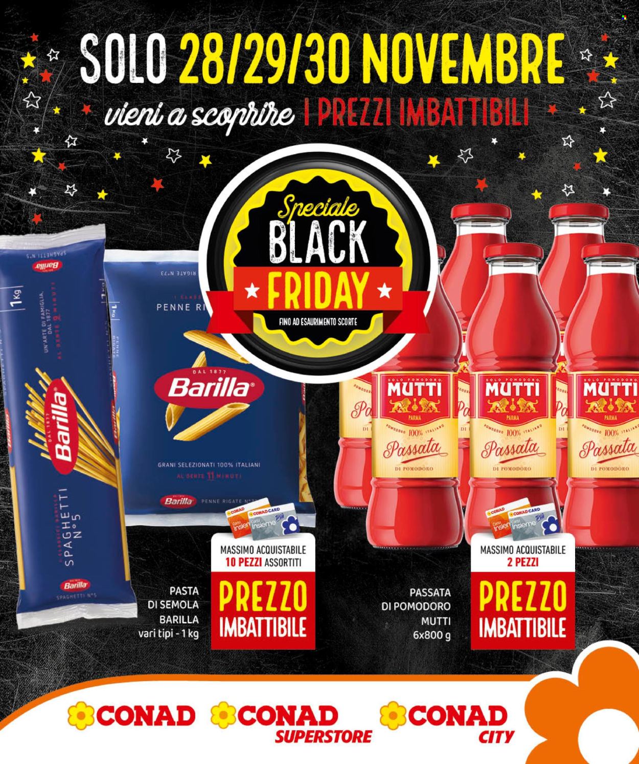 Volantino Conad - 28/11/2025 - 30/11/2025. Pagina 1