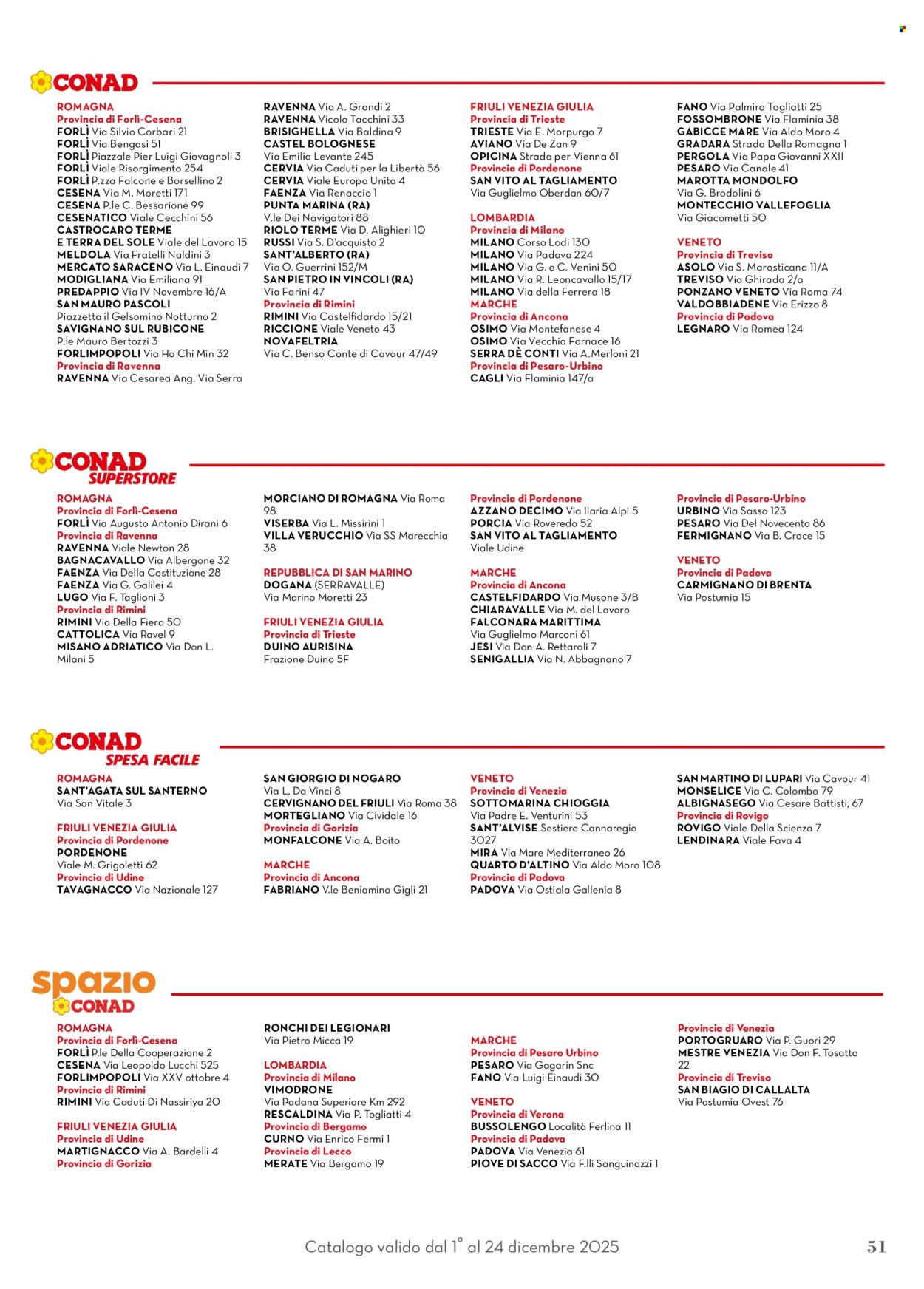 Volantino Conad - 1/12/2025 - 24/12/2025. Pagina 51