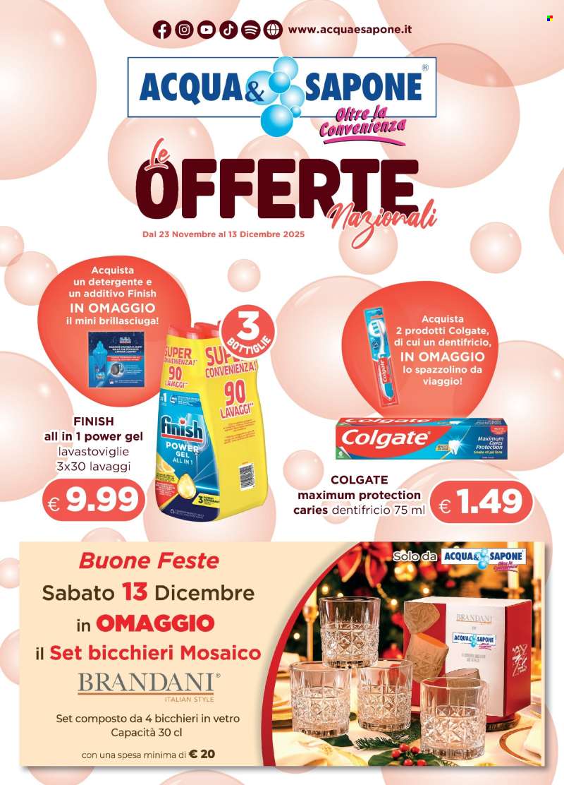 Volantino Acqua & Sapone - 23/11/2025 - 13/12/2025.