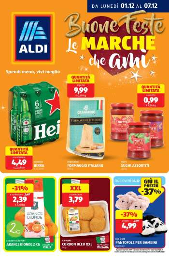 Volantino Aldi - 1/12/2025 - 7/12/2025.