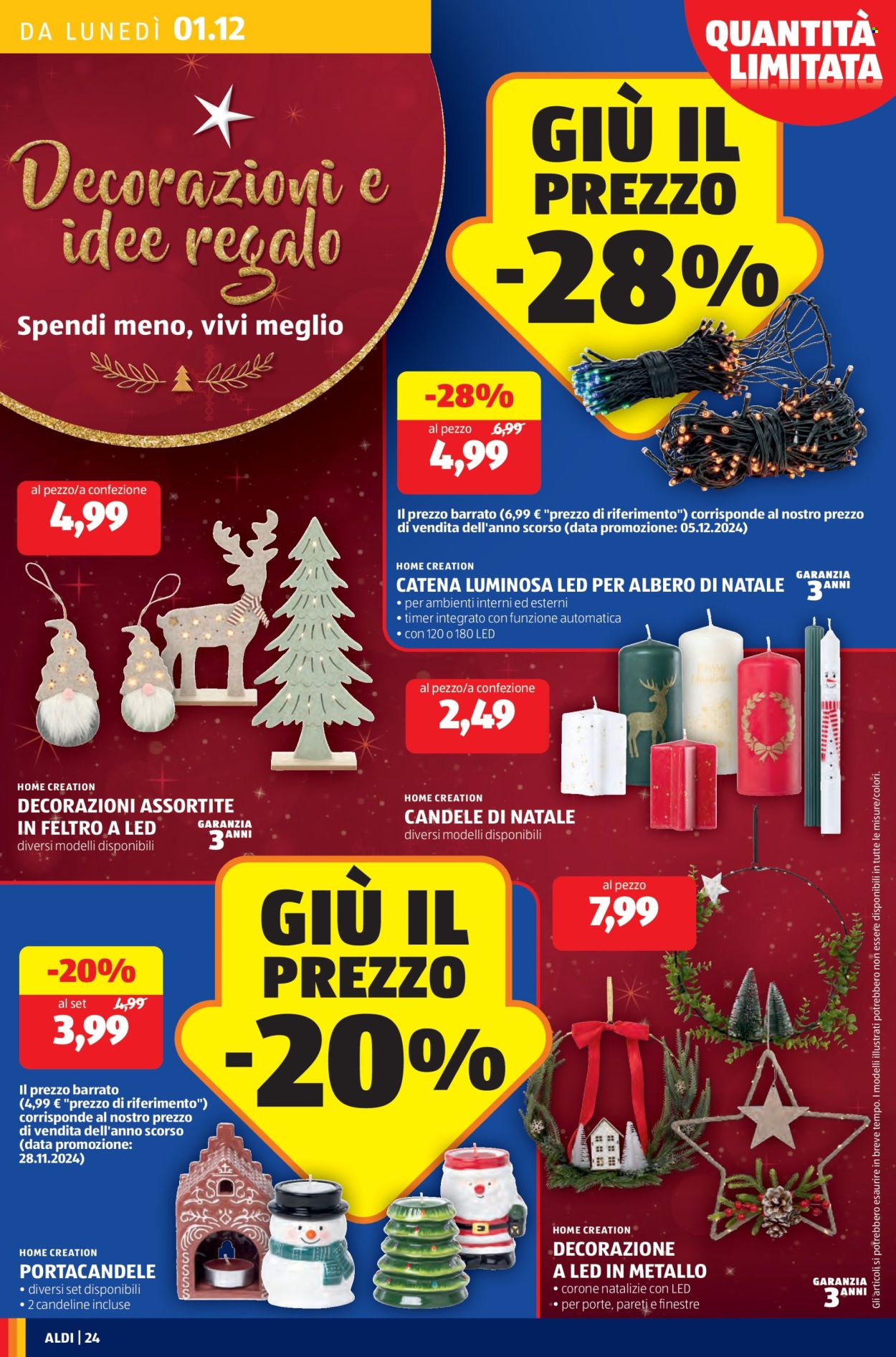 Volantino Aldi - 1/12/2025 - 7/12/2025. Pagina 24
