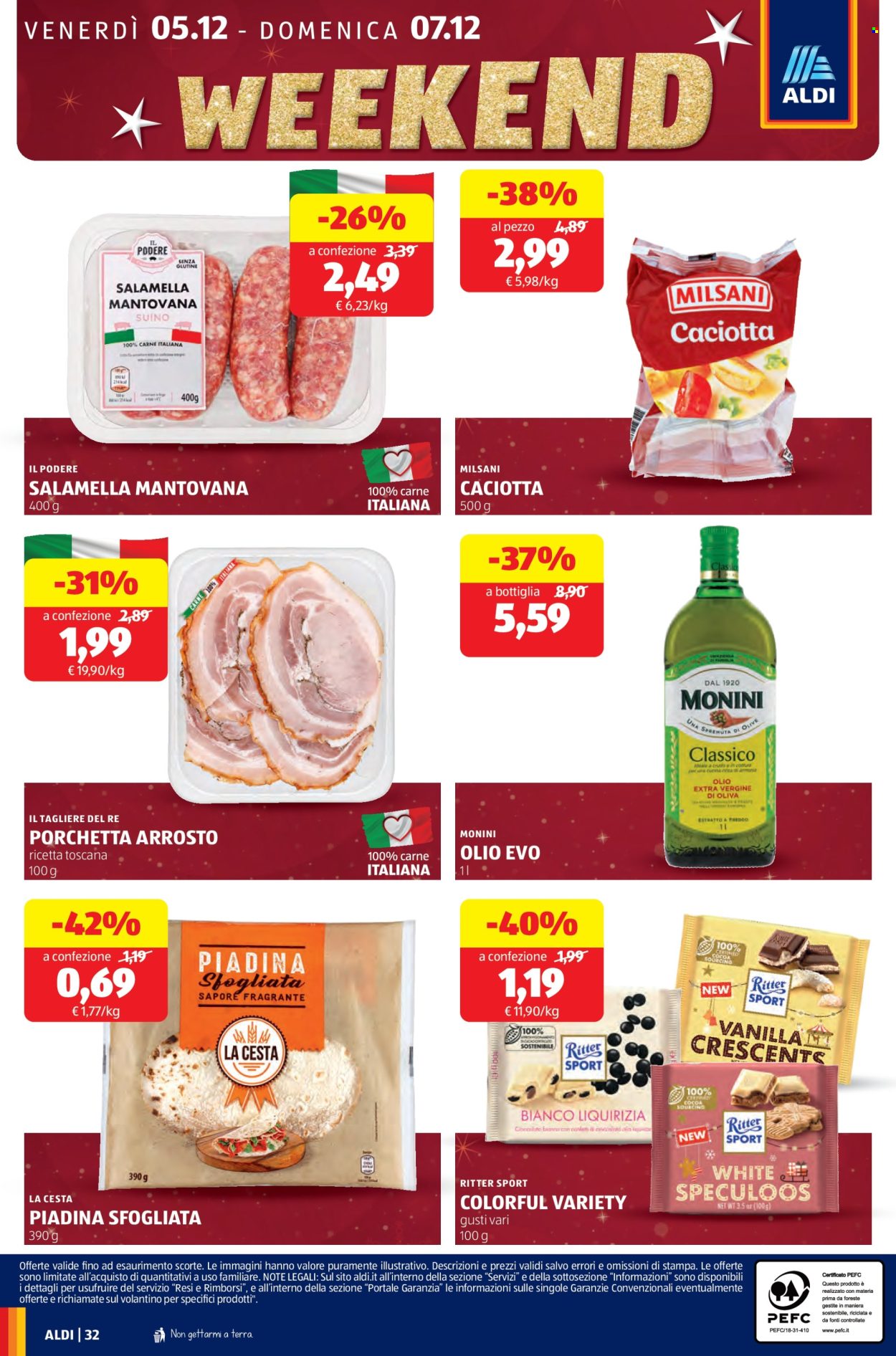Volantino Aldi - 1/12/2025 - 7/12/2025. Pagina 32