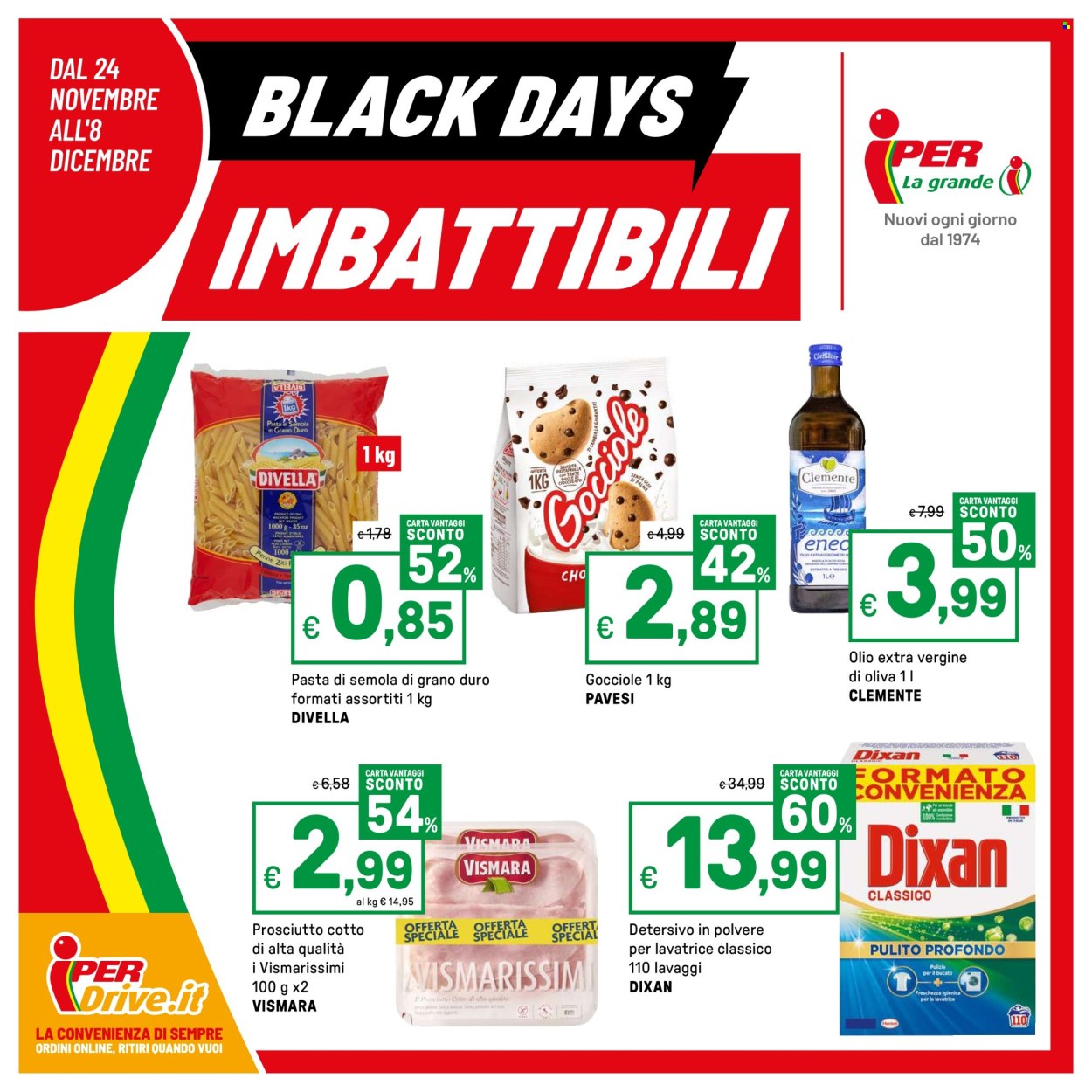 Volantino Iper, La grande i - 24/11/2025 - 8/12/2025. Pagina 1