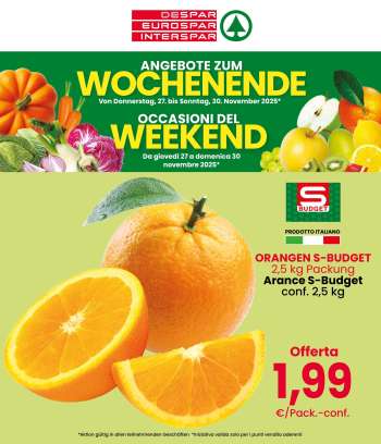 Volantino Interspar - 27/11/2025 - 30/11/2025.