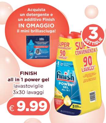 FINISH all in 1 power gel