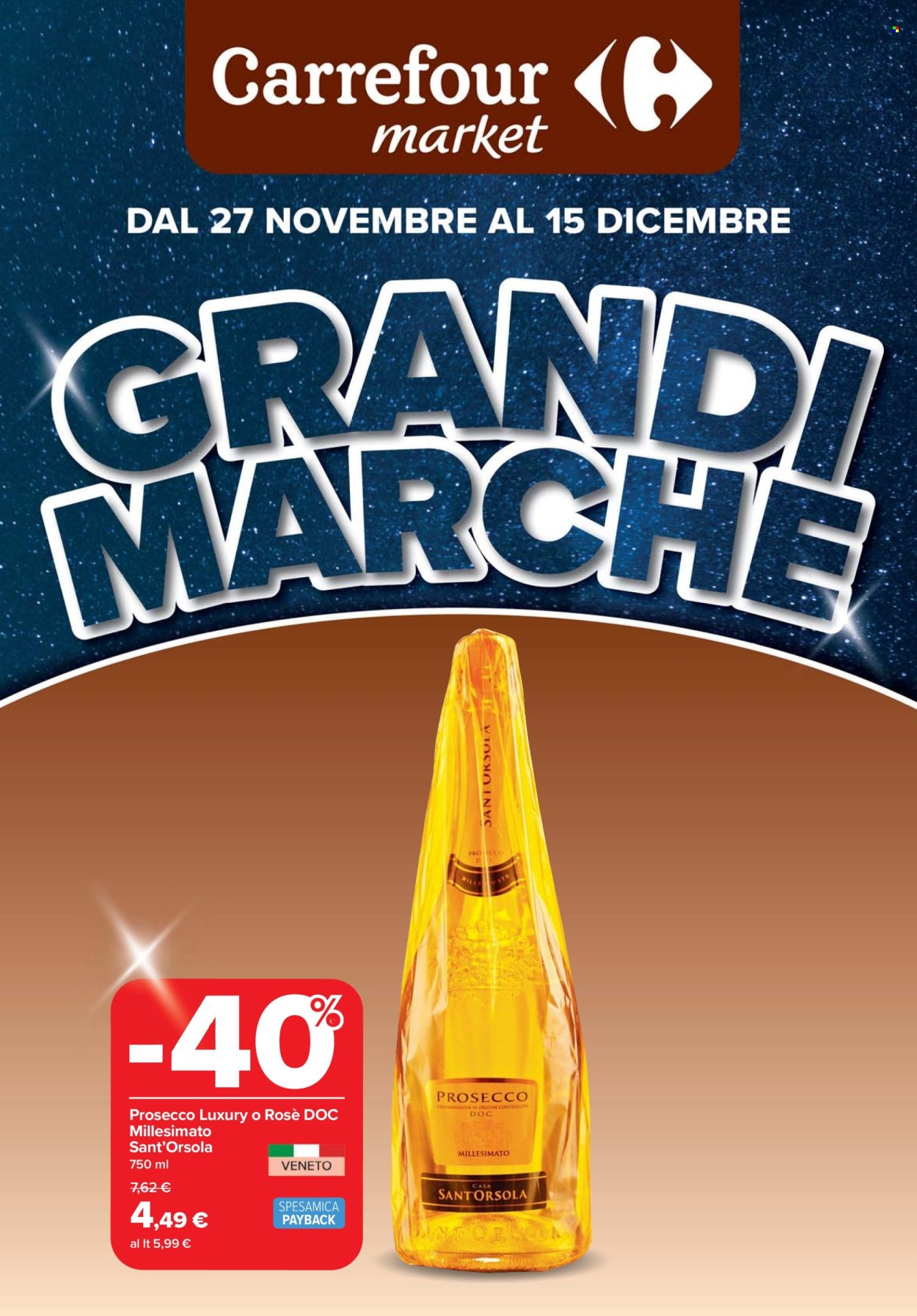 Volantino Carrefour - 27/11/2025 - 15/12/2025. Pagina 1