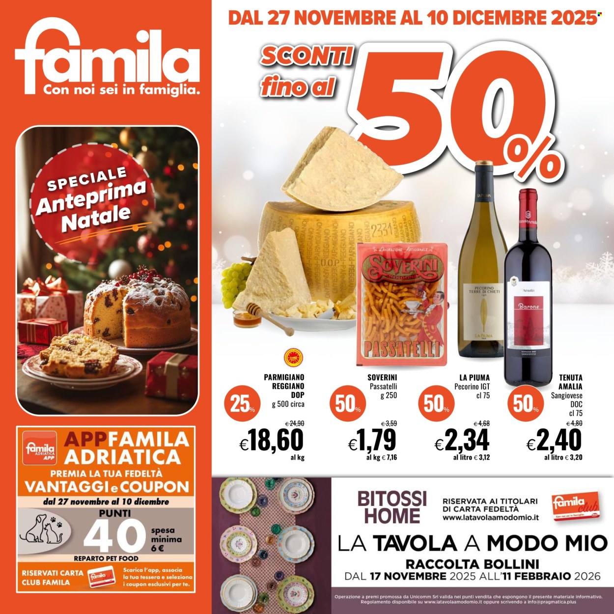 Volantino Famila - 27/11/2025 - 10/12/2025. Pagina 1