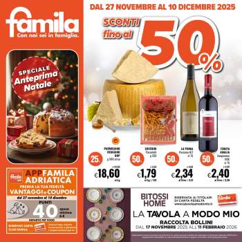 Volantino Famila - 27/11/2025 - 10/12/2025.