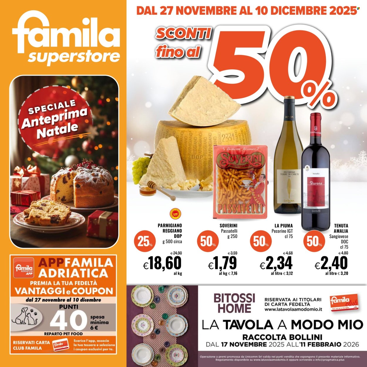 Volantino Famila - 27/11/2025 - 10/12/2025. Pagina 1