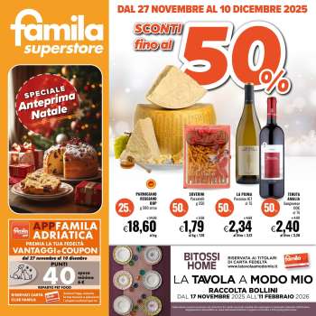 Volantino Famila - 27/11/2025 - 10/12/2025.