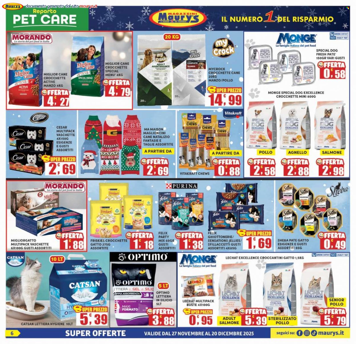 Volantino Maury's - 27/11/2025 - 20/12/2025. Pagina 6