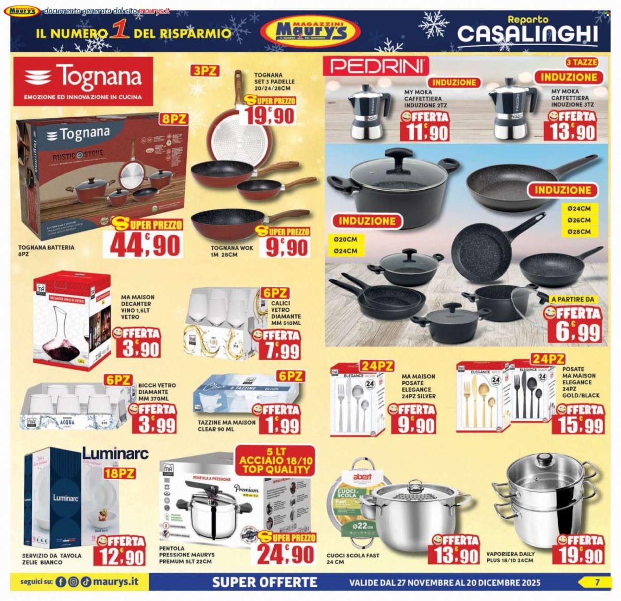Volantino Maury's - 27/11/2025 - 20/12/2025. Pagina 7