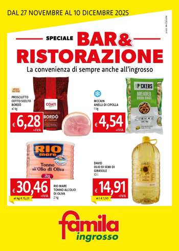 Volantino Famila - 27/11/2025 - 10/12/2025.