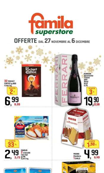 Volantino Famila - 27/11/2025 - 6/12/2025.