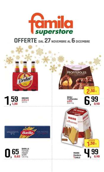 Volantino Famila - 27/11/2025 - 6/12/2025.