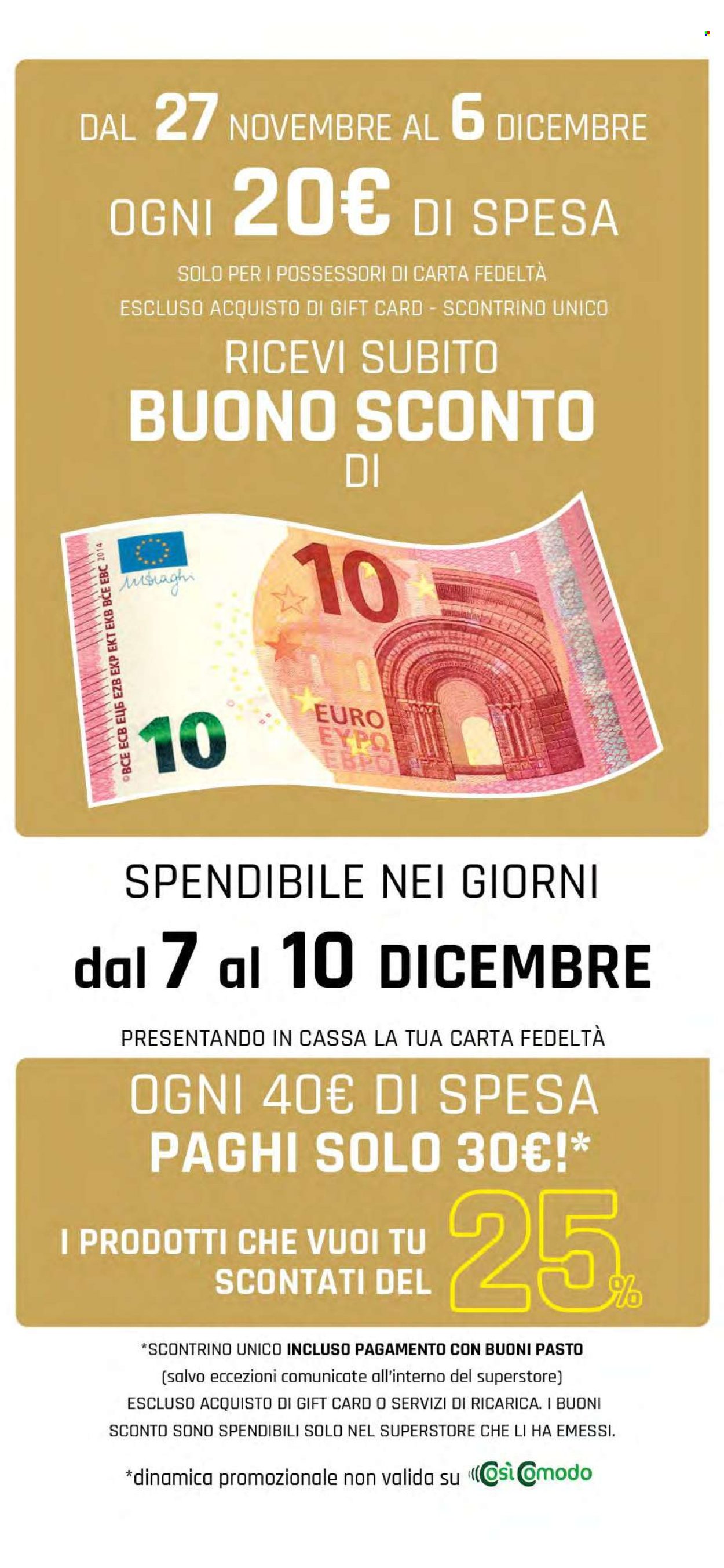 Volantino Famila - 27/11/2025 - 6/12/2025. Pagina 2