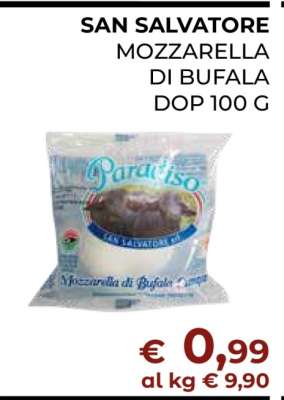 SAN SALVATORE MOZZARELLA DI BUFALA DOP 100 G