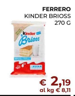Ferrero Kinder Brioss