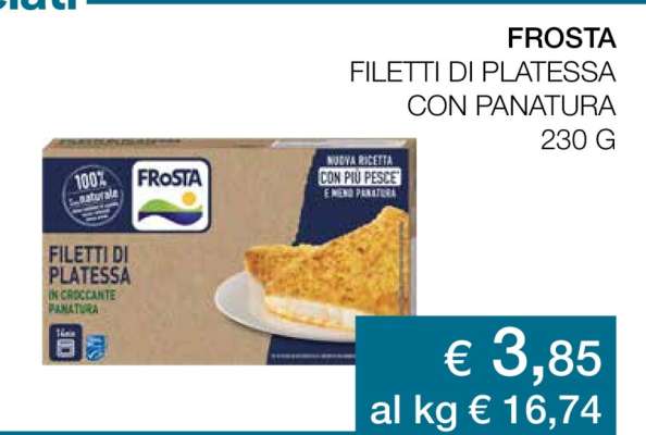 FROSTA FILETTI DI PLATESSA CON PANATURA