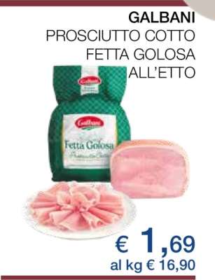 Galbani Prosciutto Cotto Fetta Golosa