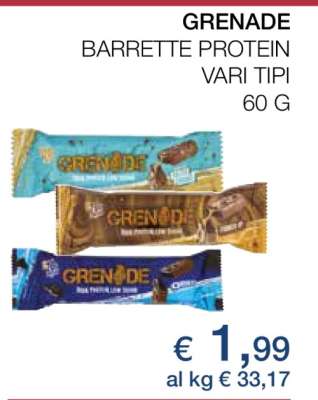GRENADE BARRETTE PROTEIN