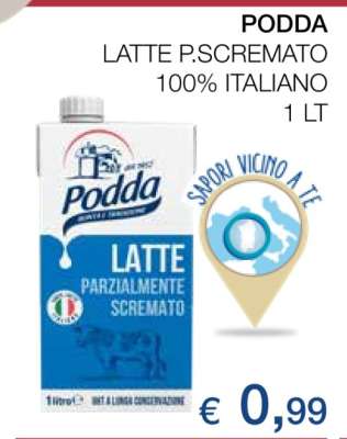 PODDA LATTE P.SCREMATO