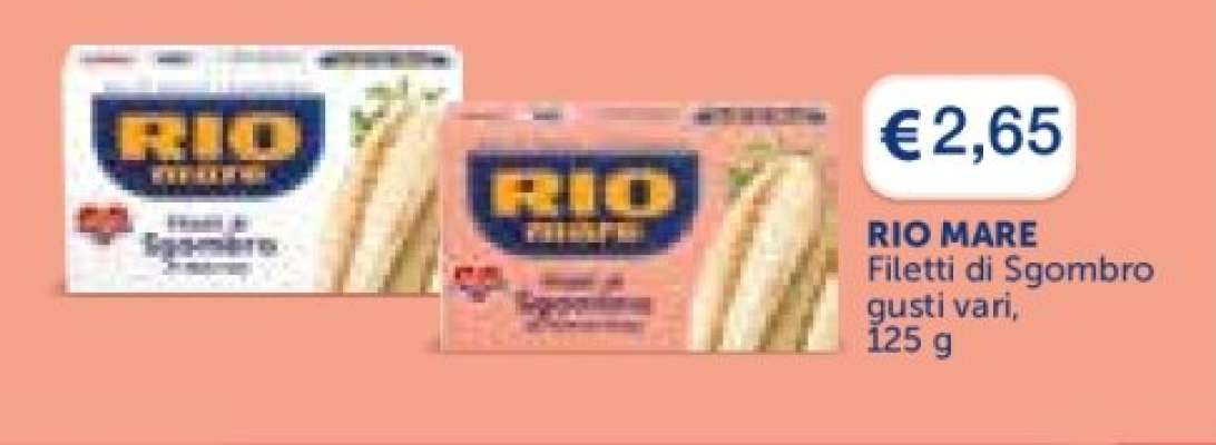 Rio Mare Filetti di sgombro