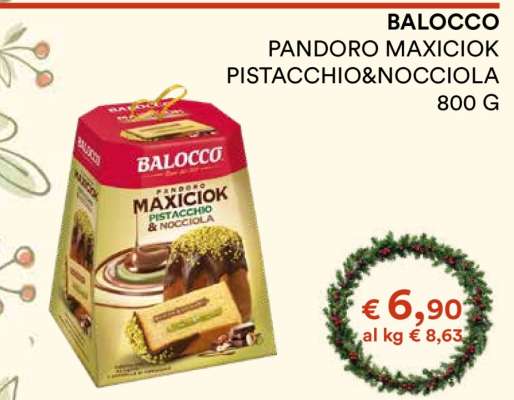 BALocco PANDORO MAXICIOK PISTACCHIO&NOCCIOLA