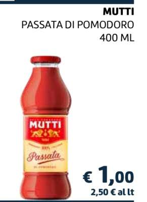 MUTTI passata di pomodoro