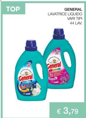 GENERAL LAVATRICE LIQUIDO